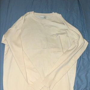 Women's Long Sleeve Tee in Cream